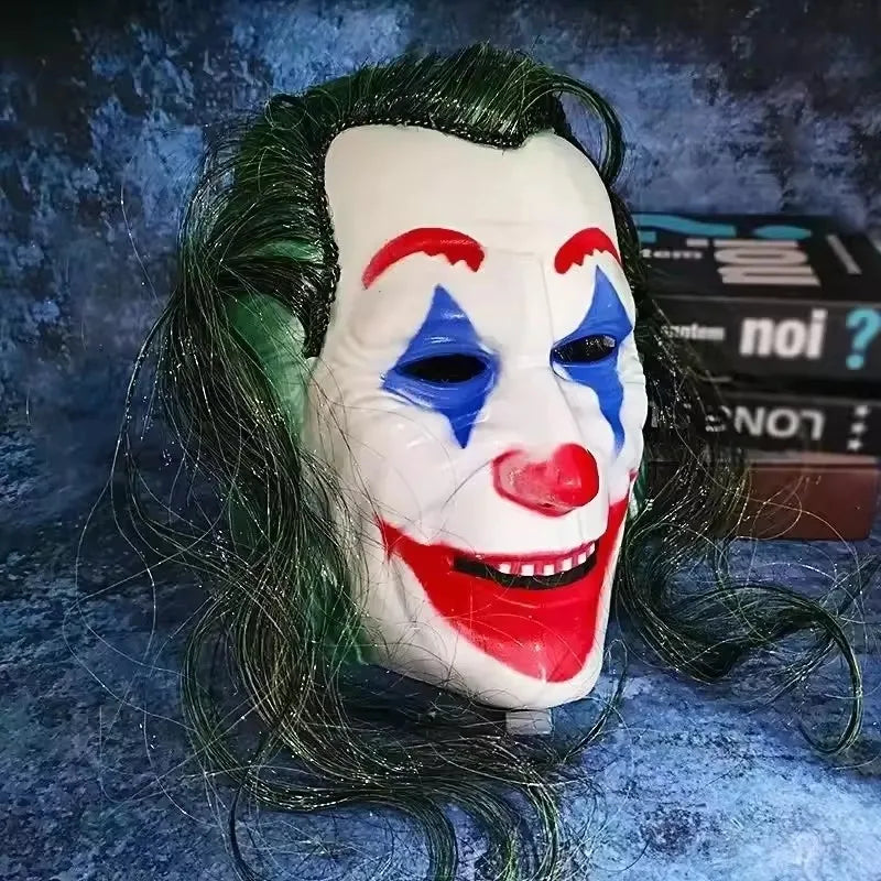 Halloween Joker Mask Costume Clown Costume Props Full Face Terror Decoration Costume - View 6
