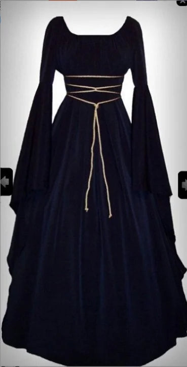 Medieval Witch Dress for Women Halloween Carnival Party Cosplay Performance - product image 8