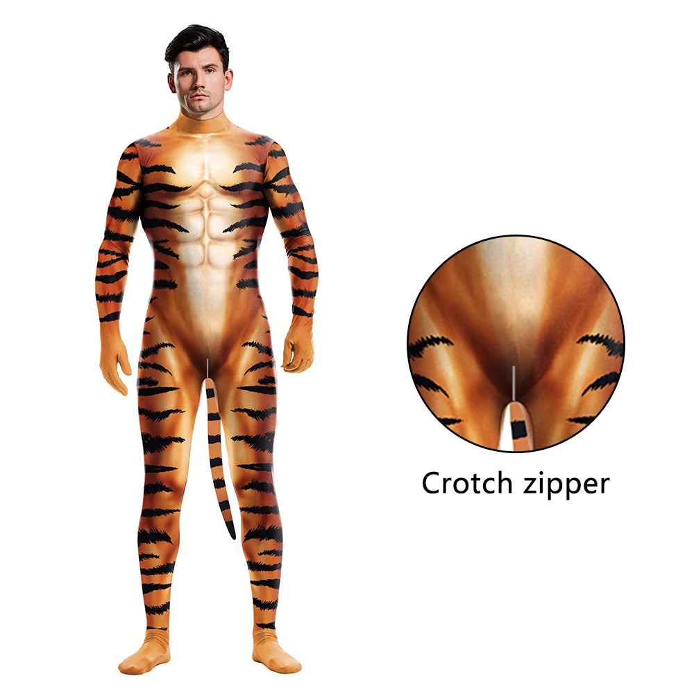 NADANBAO Adult Animal Costume – Dalmatian & Cow Print Catsuit Designs