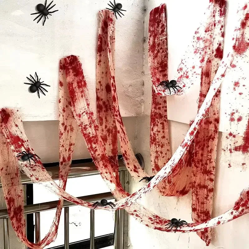 Halloween Bloody Gauze Roll Fake Blood Bandage Wrap Creepy Mummy Zombie Costume Fake Blood Creepy Accessories - product image 5