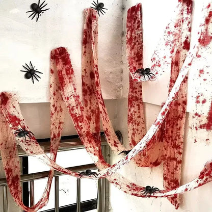 Halloween Bloody Gauze Roll Fake Blood Bandage Wrap Creepy Mummy Zombie Costume Fake Blood Creepy Accessories - product image 5