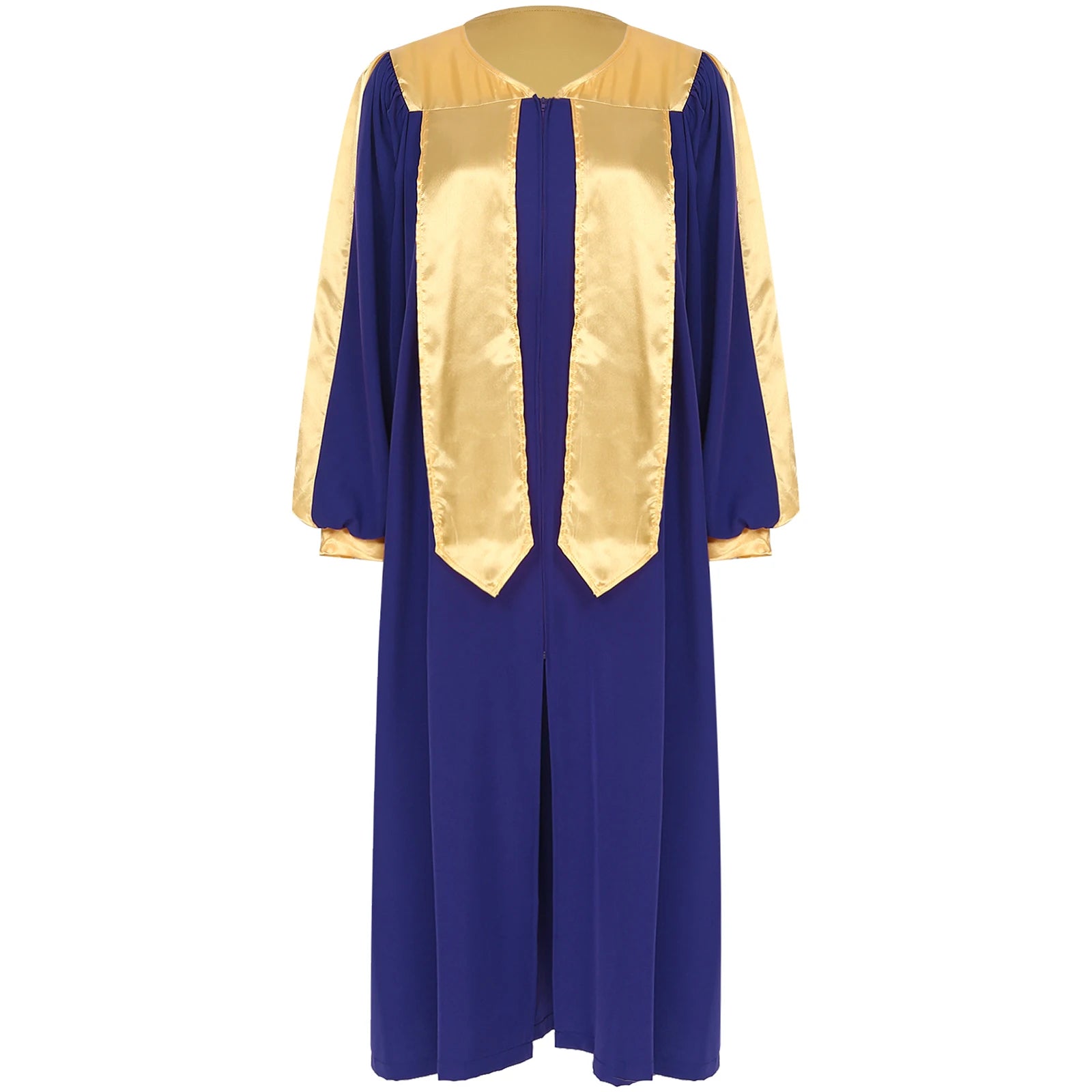 Adult Church Choir Robe V-neck Long Sleeve Judge Robe Graduation Gown Costume - alternate view 7