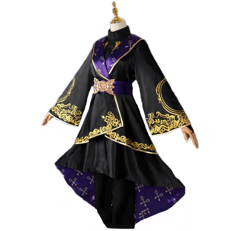 Riddle Costume Black Fancy Cloak Costume Halloween Uniform - Costume / L
