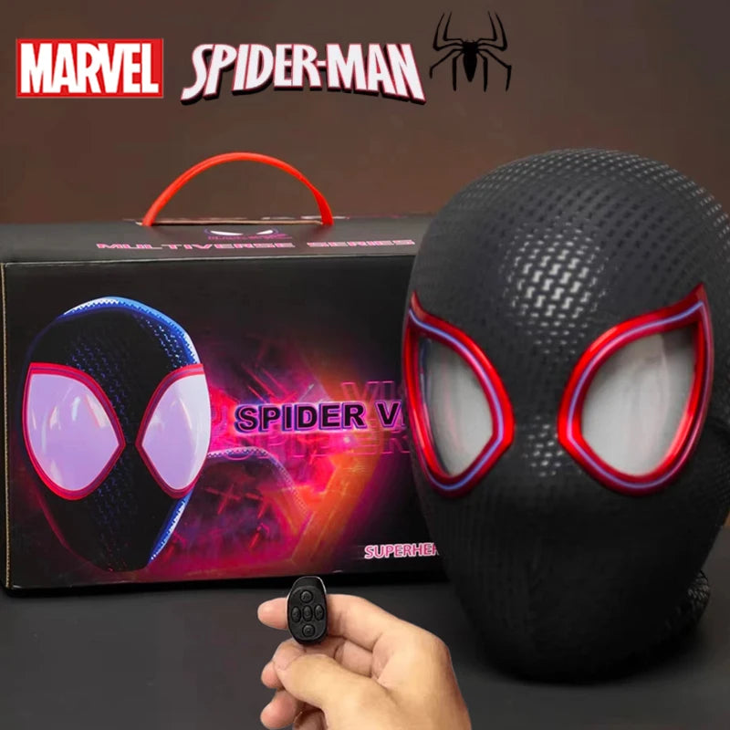 1:1 Wearable Electronic Cosplay Mask Remote Control Movable Eyes Headgear Decor Collectible Toy