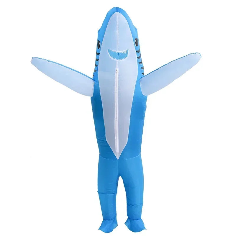 Shark Inflatable Costume Cute Funny Unique Standing Shark Inflatable Suit For Halloween Christmas Cosplay - product image 7