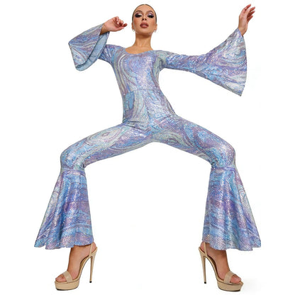 New Halloween Vintage 70s 80s Rock Women Disco Dress Hippie Costumes 60's Birthday Outfits 1970s Prom Sequin - product image 2