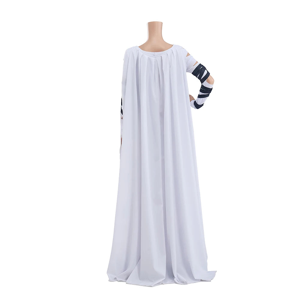 Women's Gothic Monster Bride White Maxi Dress – Halloween Costume