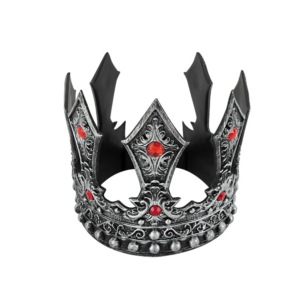 Royal Crowns Costume King Queen Crowns Princess Tiara Halloween Costumes Accessories Xmas - View 10