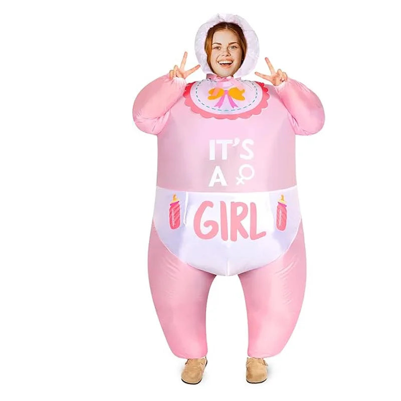 Pink & Blue Baby Inflatable Family Halloween Costume - product image 7