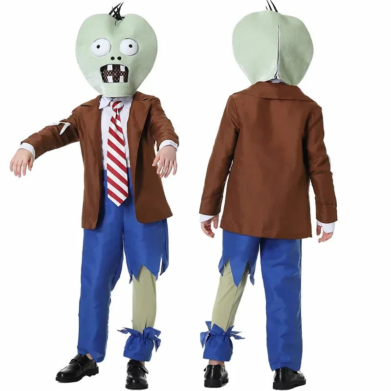 Halloween Family Festival Plants Vs. Zombie Humanoid Doll Cosplay Set Adult KidParty