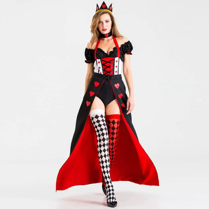 Womens Halloween Dresses - Adult Cosplay Dance Clothes with Crown Fancy Dress Up Photoshoot - Discount Halloween City