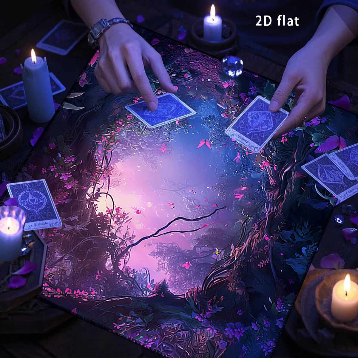 Sun & Moon Celestial Tarot Altar Cloth