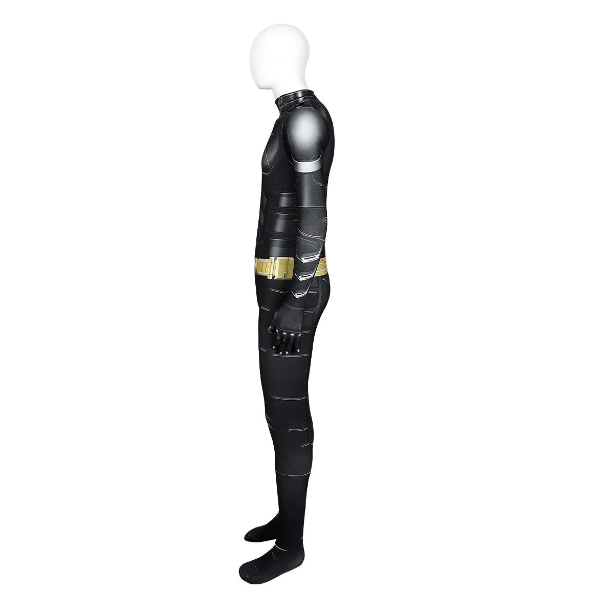 Adult Bat Super Hero Costume Men Bat Mask Knight Cosplay Jumpsuit With Cape Outfit for Halloween Party Bodysuit