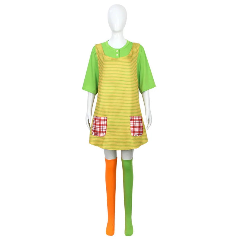Anime Cosplay Full Set Include Leather Stockings Jacket Apron Pantyhose Camouflage Halloween Party Uniform Carnival Costume Wig