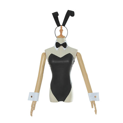 Sexy Bunny Girl Cosplay Bodysuit Sakurajima Mai Bunny Girl Senpai Cosplay Costume Jumpsuit Faux Leather Woman Rabbit Costumes