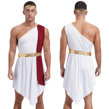 Men's Medieval Roman Greek Knight Warrior Ancient Costume - alternate view 8
