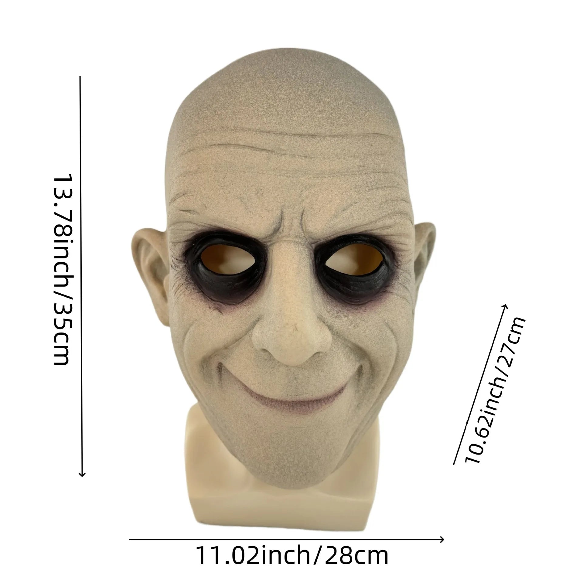 Cosplay Masks Latex Wednesday Uncle Fester Full Head Halloween CostumeParty