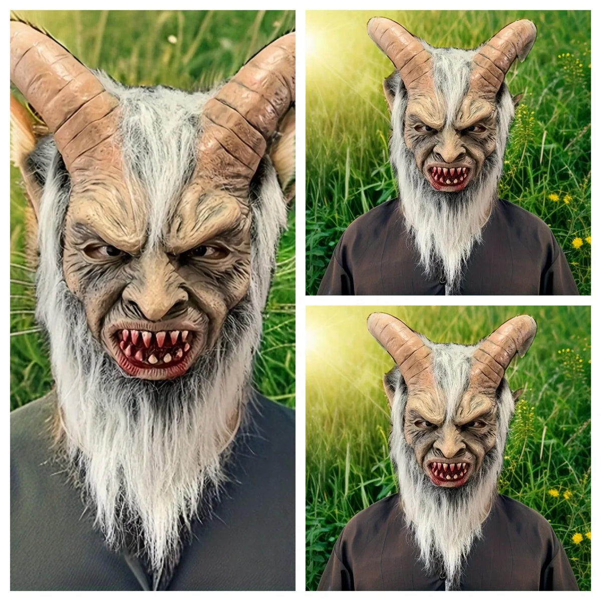 Dark Night Realistic Latex Full-Face Halloween Mask - product image 5