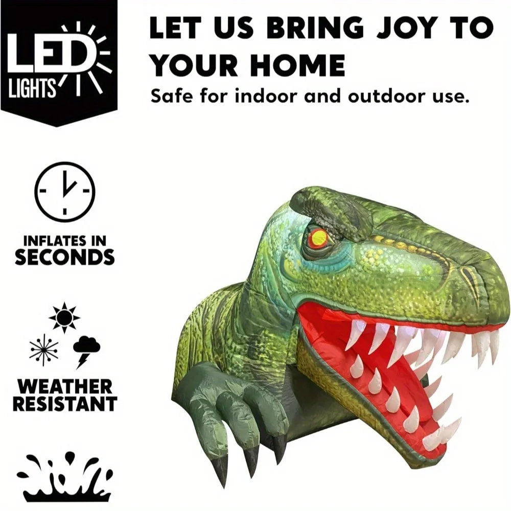 Animated Dinosaur LED Halloween Inflatable Animatronic - product image 3