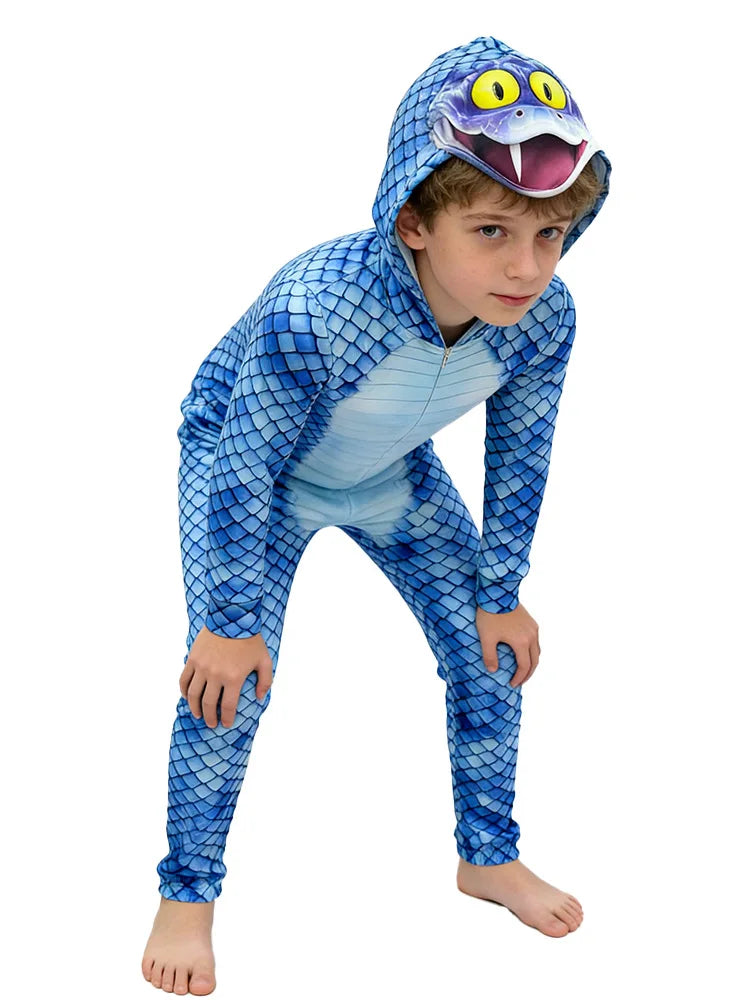 Snake Gary Costume Animated Animal City Costume Cosplay Suit Carnival Party Disguise Halloween
