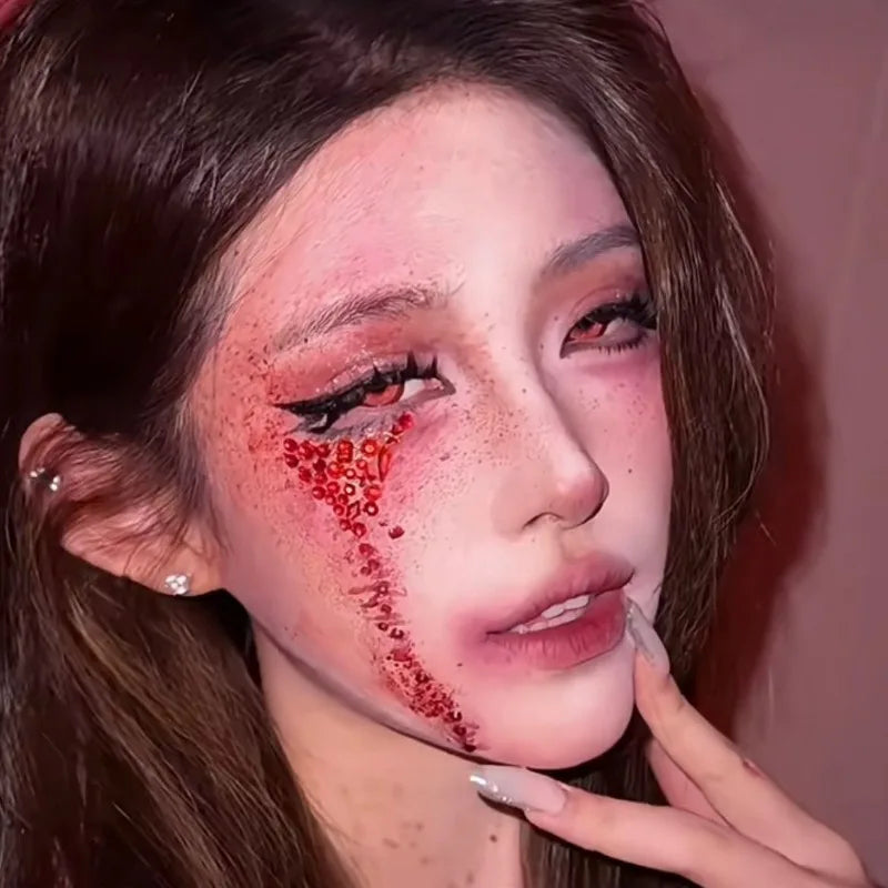 Halloween Fake Makeup Blood DIY Cosplay Prank Emulation Props Person Plasma Horror Festival Party Decorations - product image 5