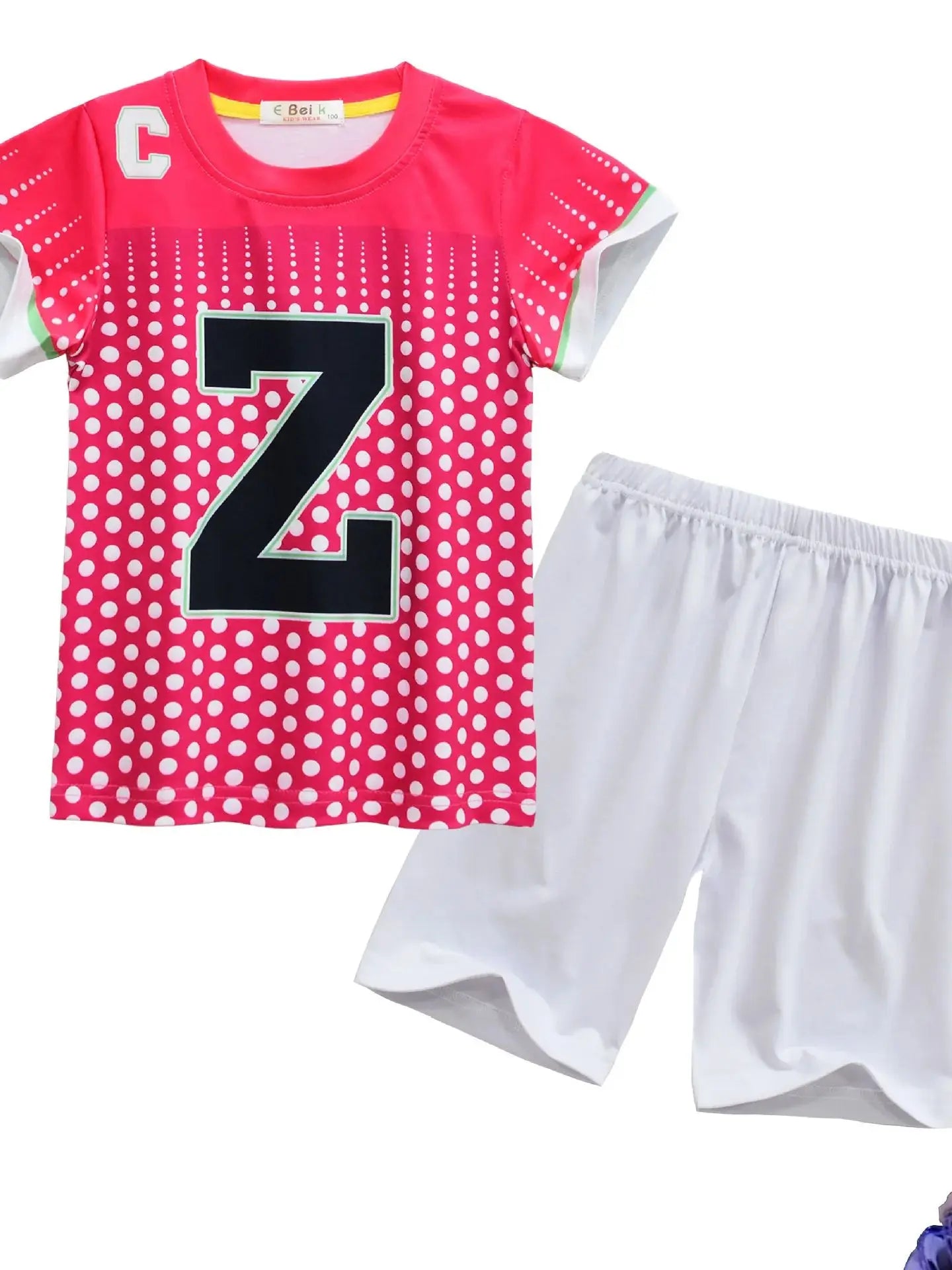 Kids Zombie Football Player-Inspired Shirts Pants Uniform Outfits for Boy