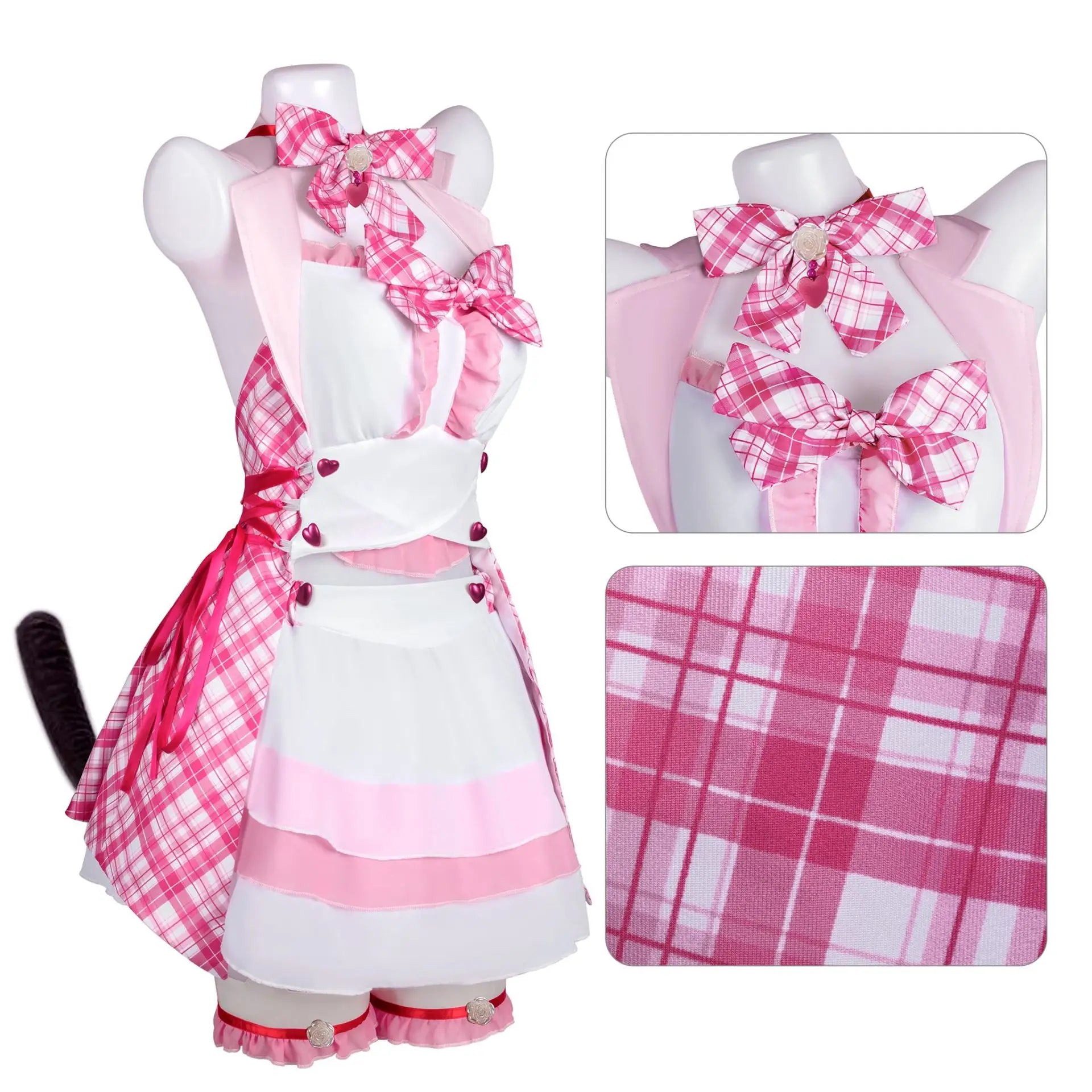 WHH Nekopara Chocola Suit Chocolaa/Vanillaa Sexy Dress New Costume - alternate view 2