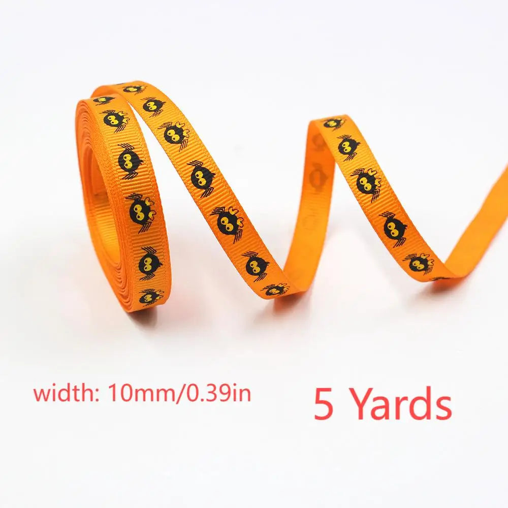 10mm Halloween Ribbon Halloween Party Scene Decoration Bow Headpiece DIY - product image 19