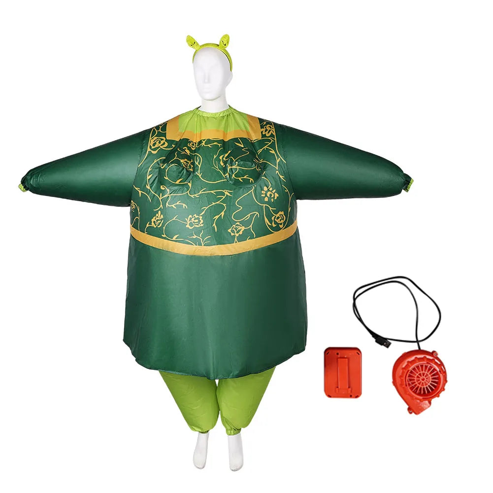 Green Ogre & Ogre Princess Inflatable Costume - Size One Size - product image 5
