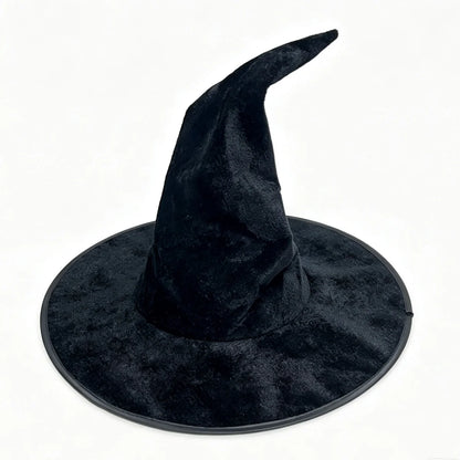 Glinda Wicked Witches Hats Black Large Ruched Witch Hat Women Costume Accessory Halloween Cosplay Party Decor - product image 8