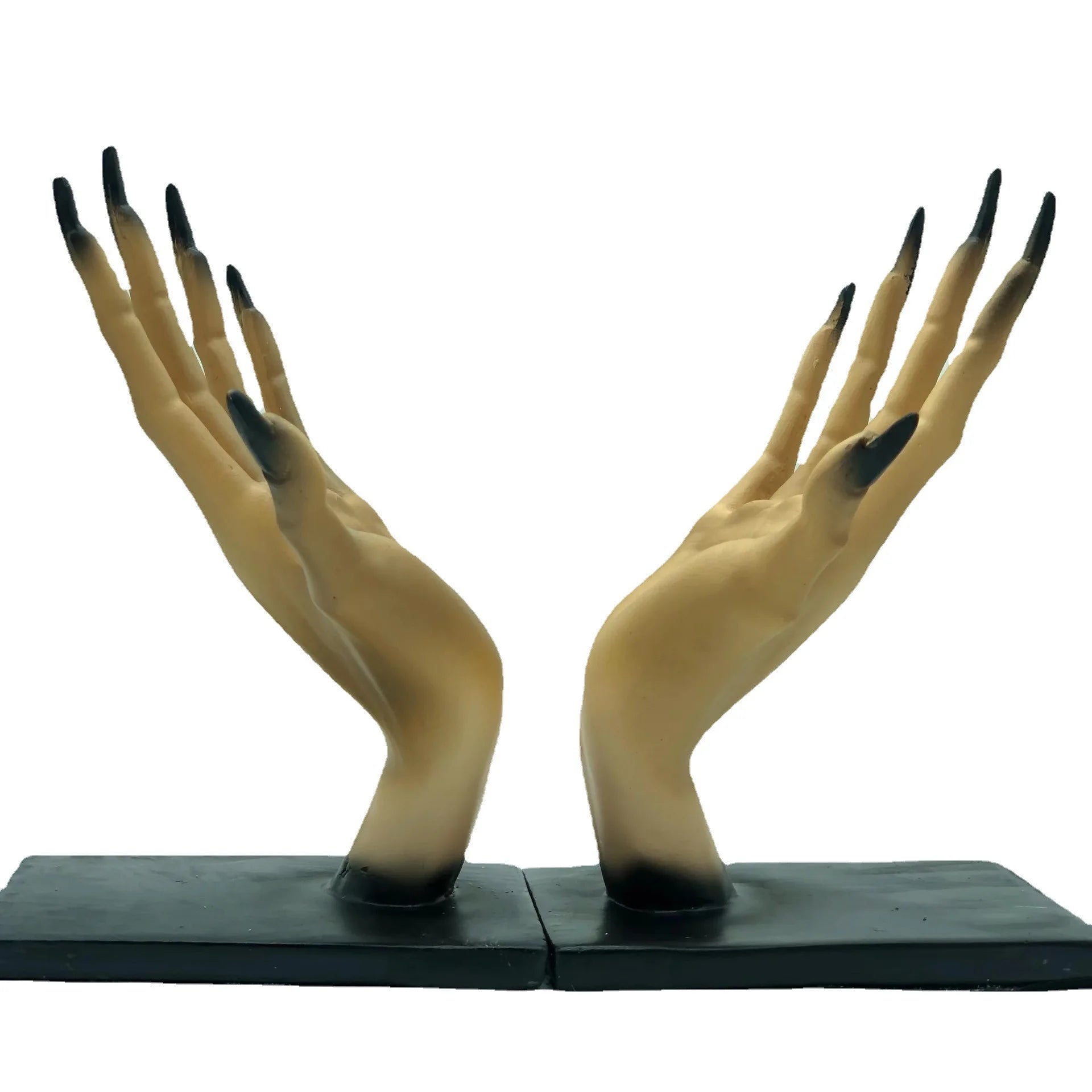 Halloween Bookends Decor Gothic Home Decor Bookends Shelves Unique Scary Monster Hand Book Ends Spooky - product image 7