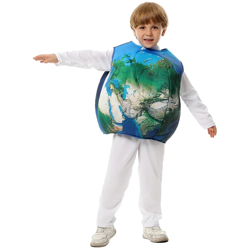 Planet Earth Costume for Kids | Globe Earth Day & Halloween Outfit