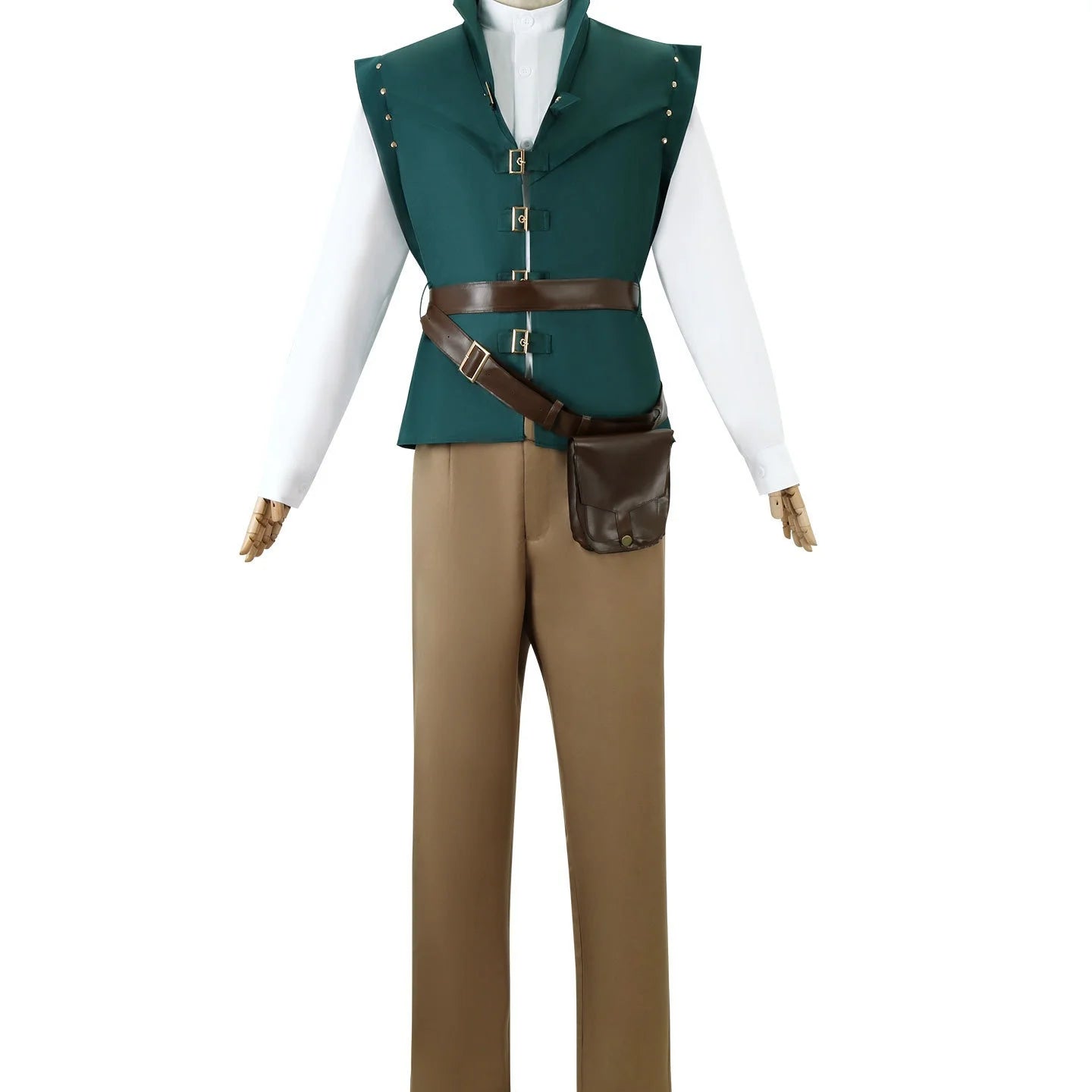 Princess Long Hair Halloween Costume Dress with Magic Storyline Lettuce Prince Flynn Rider Cosplay Outfit for Women