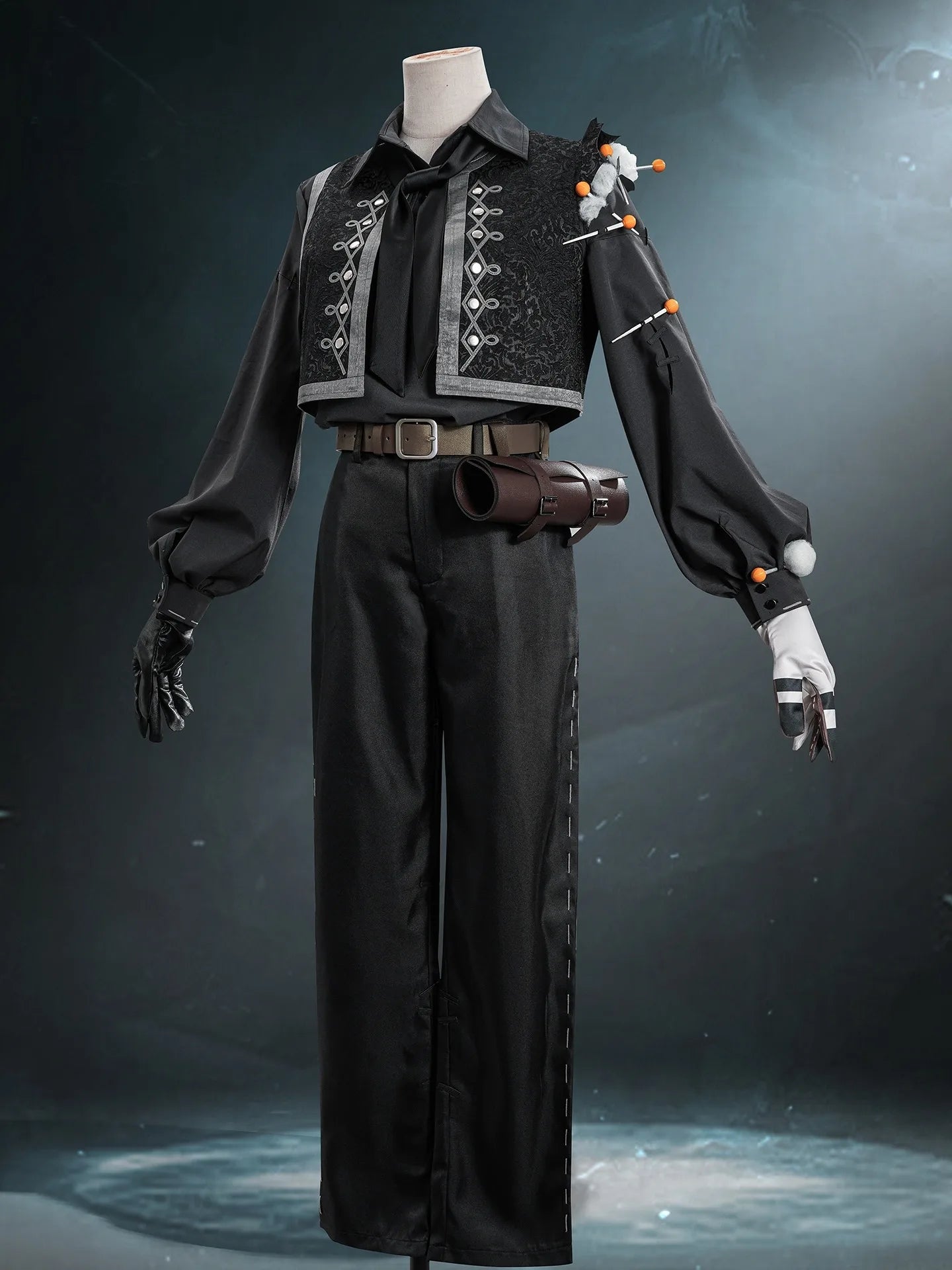 Game Identity V Mindhunters Matthias Costume Fancy Suit Hallween Uniforms Aime Custom Made - costume / XXL