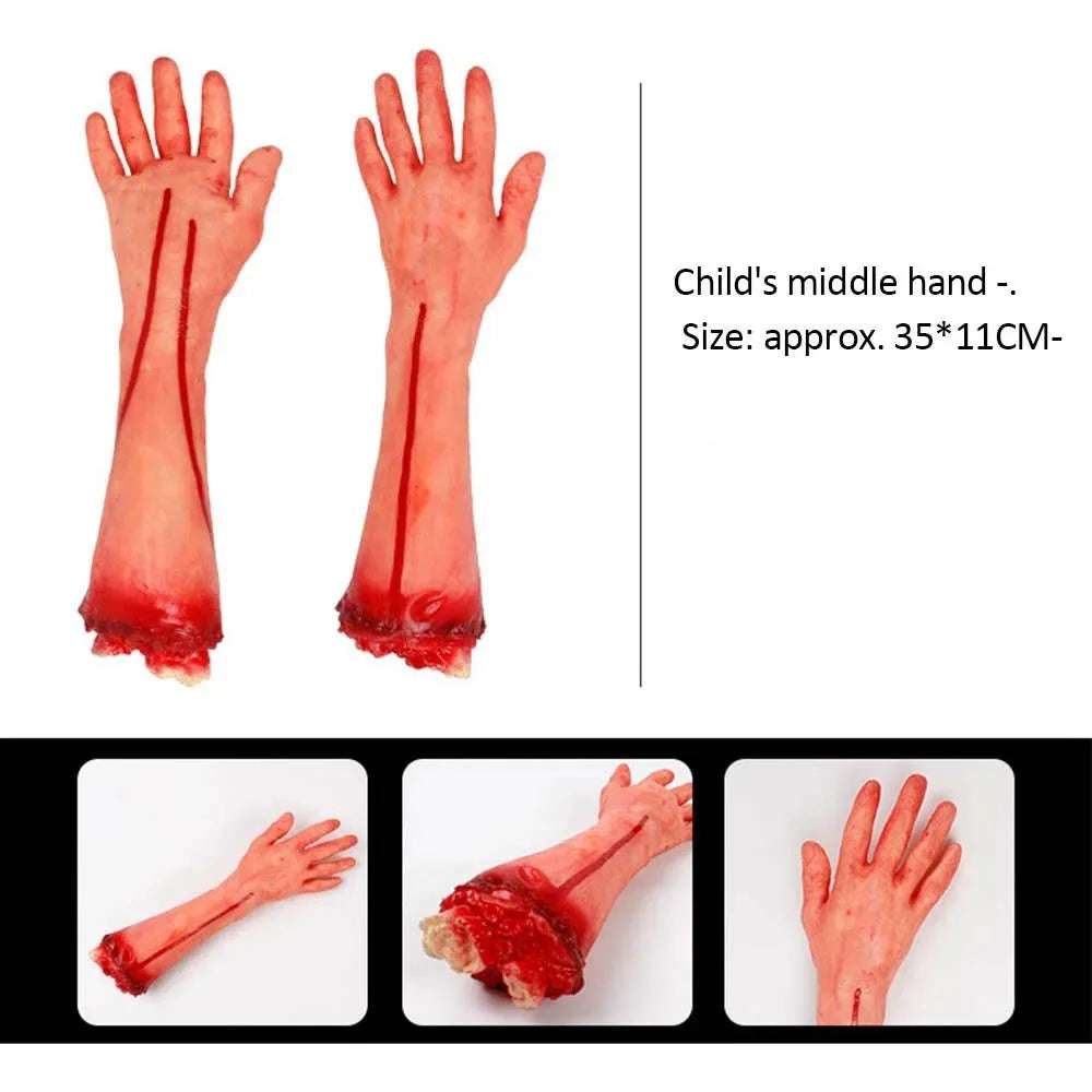 Bloody Severed Limb Halloween Decoration Props - Child s hand