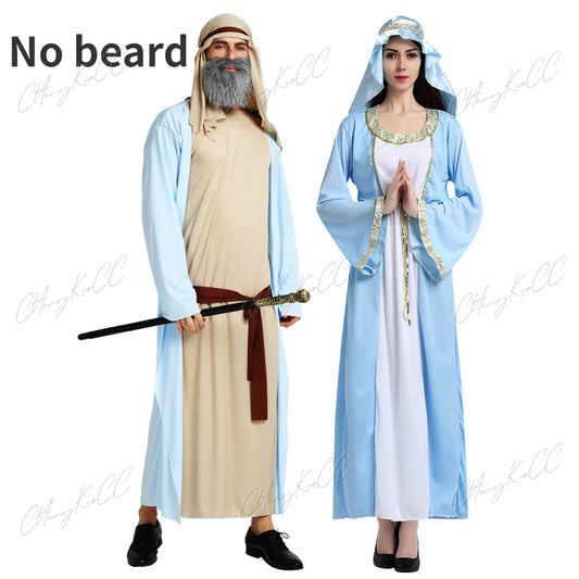 Adult Men Arabia Arab Sheikh Shepherd Arabian Prince for Fantasia Dress Up Costume