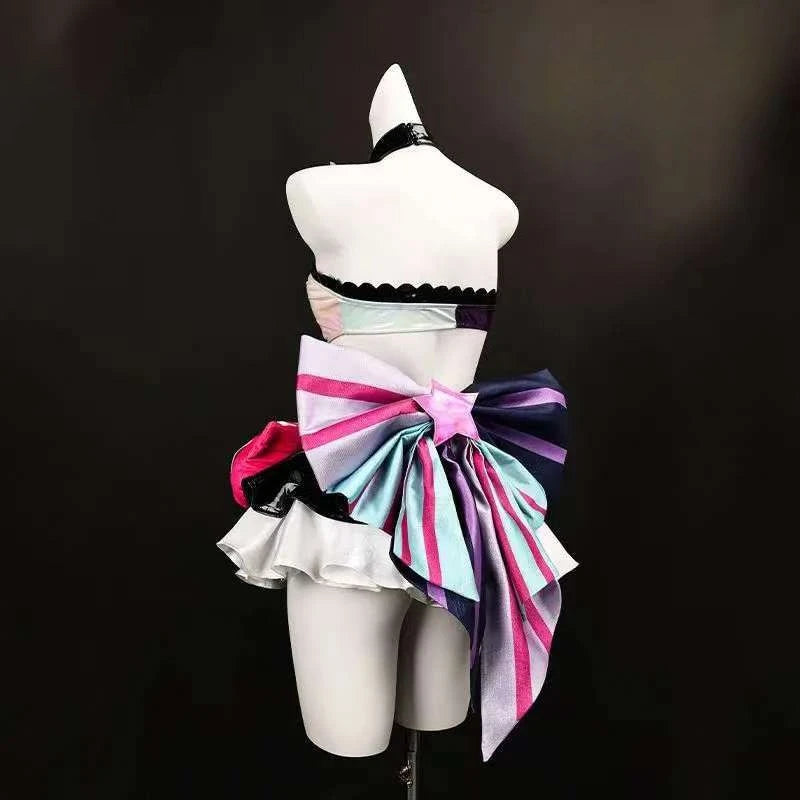 Muse Dash Blue-Haired Virtual Singer Costume Performance Costume Helloween Anime Animation Suit - costume / XL
