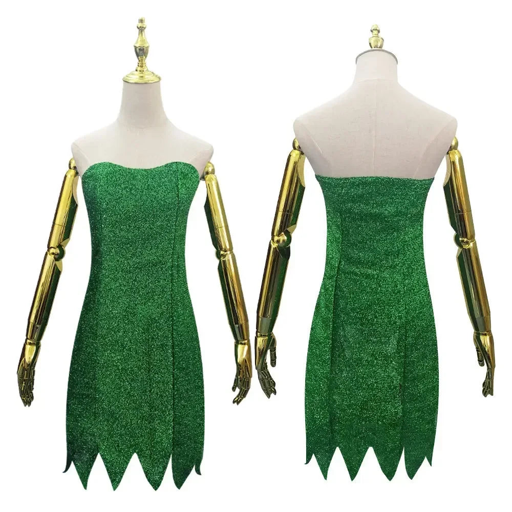 Anime Costume Dress for Adults – Green Wig – Halloween Costume
