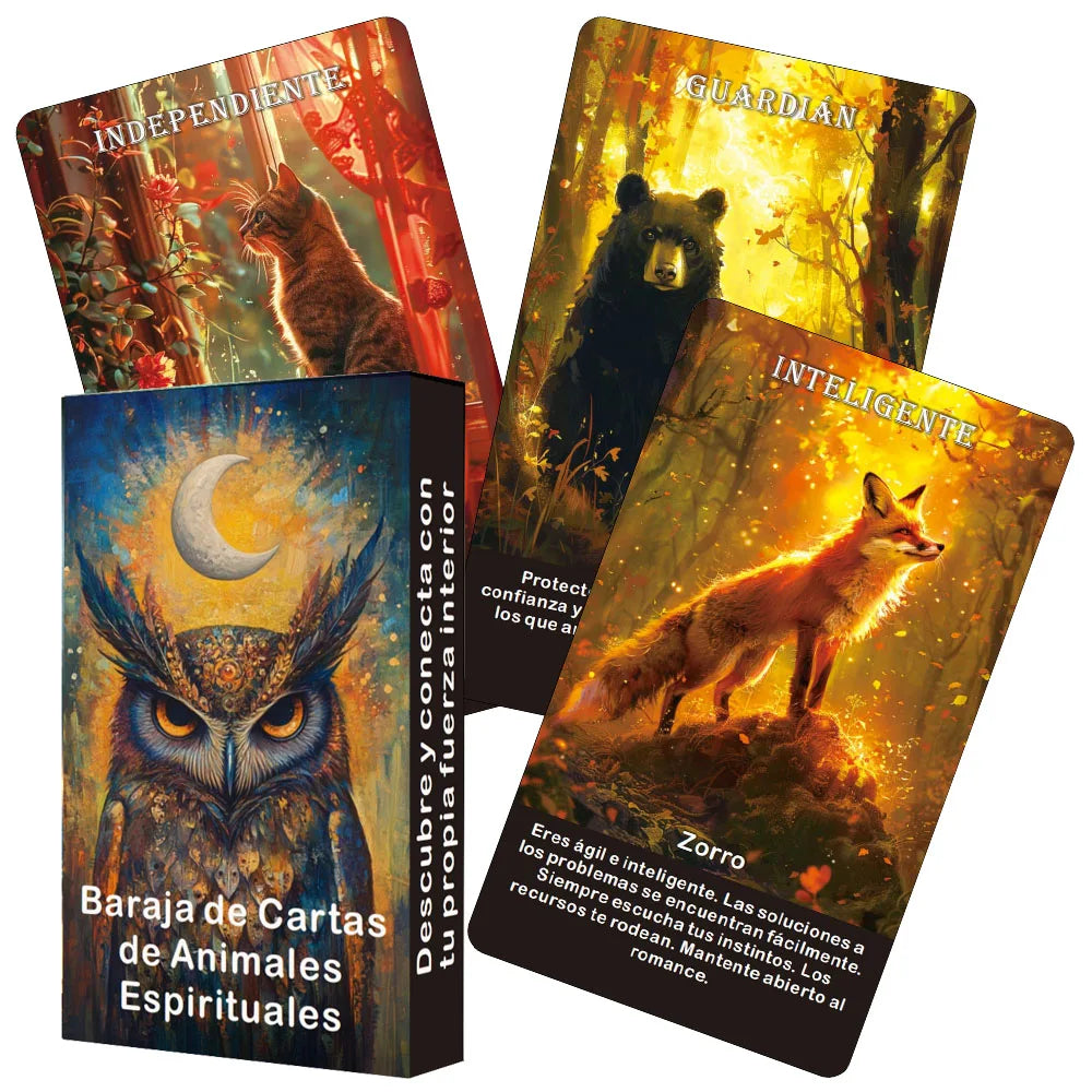 Spanish Spirit Animals Oracle Deck – 52 Cards