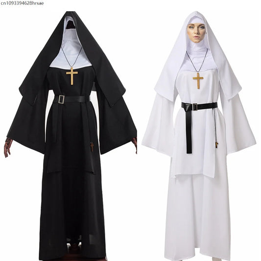 Women's Nun Scary Nun Costume