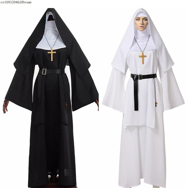 Women's Nun Scary Nun Costume