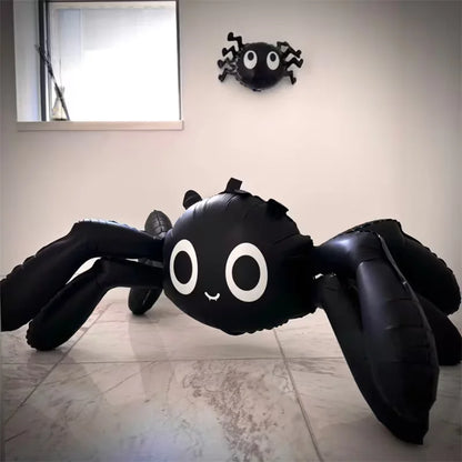 1Pcs 59 Inch 4D Black White Spider Foil Balloon Big Halloween Prank Balloon Indoor Outdoor Birthday Party - product image 4