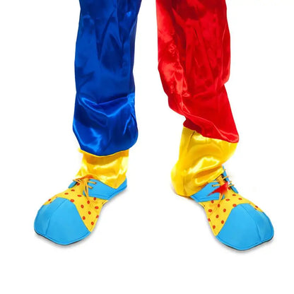 1 Pair Halloween Costume Clown Shoes Clown Giant Shoes Circus Performance Costume Prop - Red