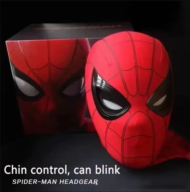 1:1 Wearable Electronic Cosplay Mask Remote Control Movable Eyes Headgear Decor Collectible Toy