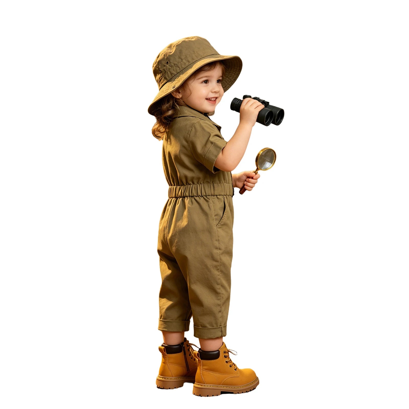 IEFIEL Baby & Toddler Zookeeper Costume – Animal-Embroidered Romper
