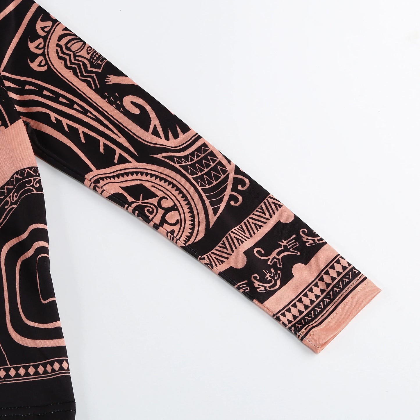 Moana Movie Cartoon characters Maui Kids Boys Costume Maui Tattoo Top+Pants 2Pcs Sets Birthday Children With Fish hook knife