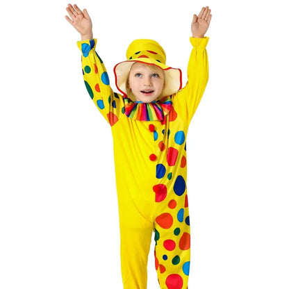 Kids Boy Girls Halloween Clown Costume Performance Kindergarten Makeup Ball Dressed Up - View 5