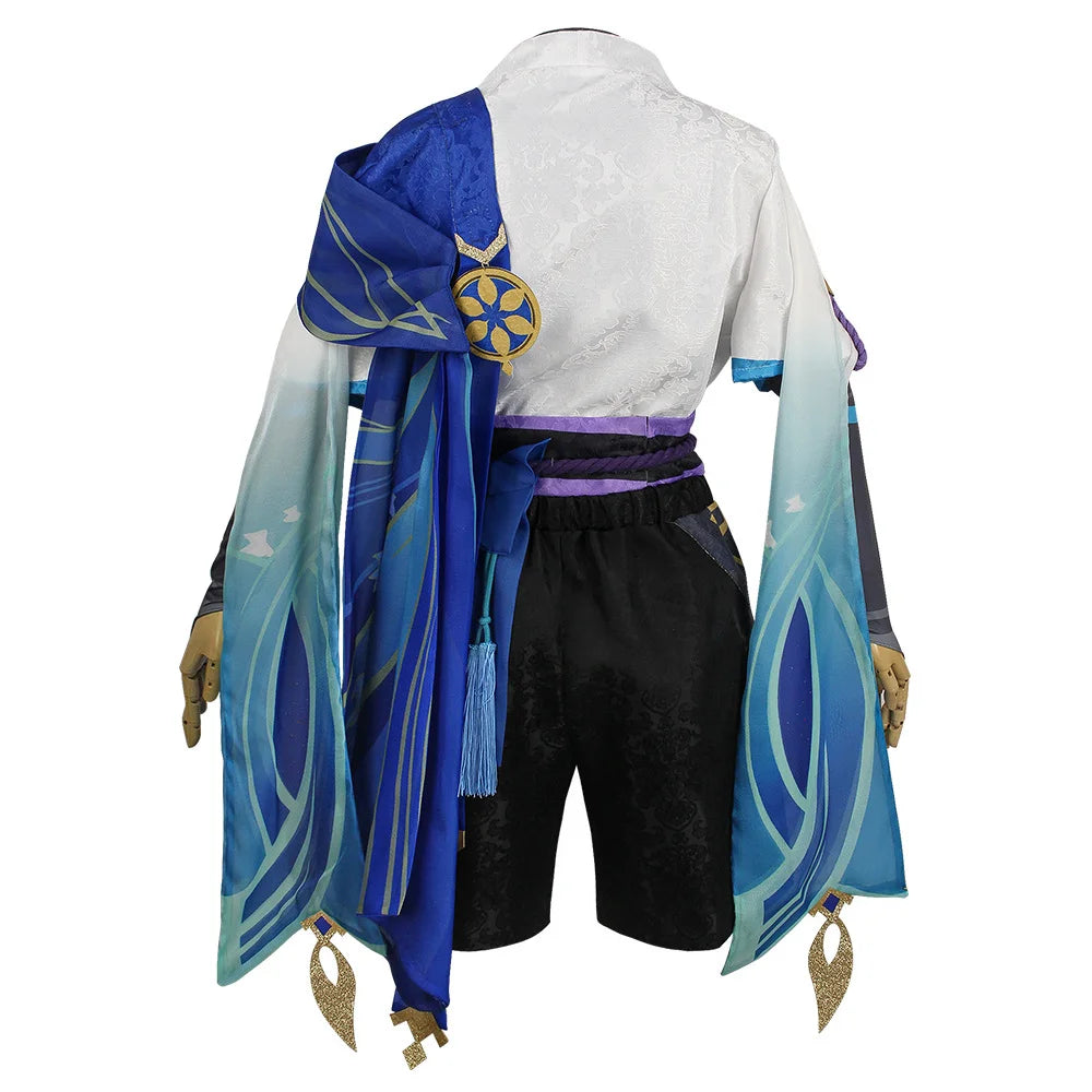 Scaramouche Kunikuzushi Balladeer Wanderer Costume Suit Hat Halloween Costume Anime for - A6Costume Hat / M