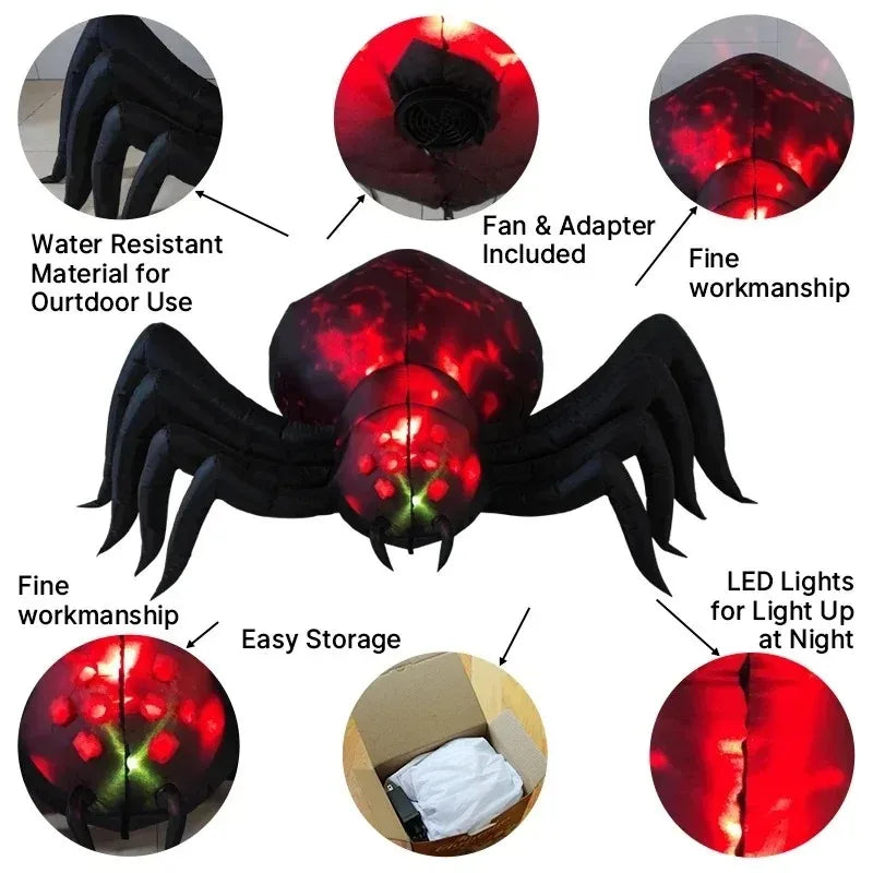 6FT Outdoor Holiday Decorations Inflatable Model Halloween Shadowstalker Garden Party Built-in LED Lights Up - product image 5