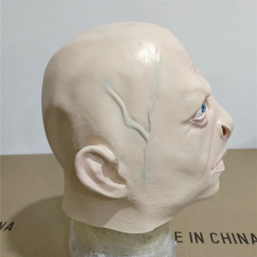 Anime Lord Bald Dark Wizard Bald Dark Wizard You-Know-Who The Bald Dark Wizard Cosplay Costume Latex